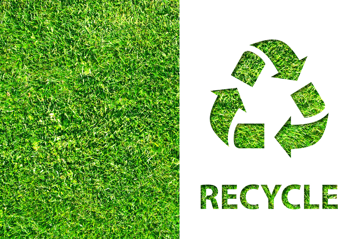 recyclage gazon synthétique